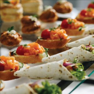 Canapes in Shots