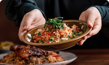 We use only premium, hand-selected ingredients to ensure every dish is a masterpiece of flavour and presentation. 