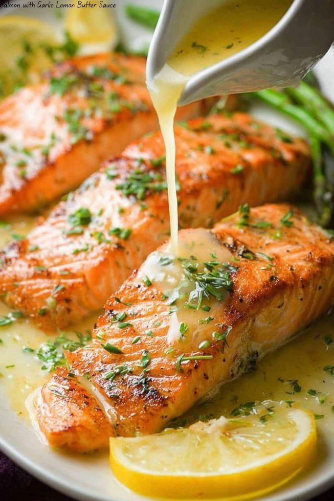 Salmon Fillet with Lemon Butter